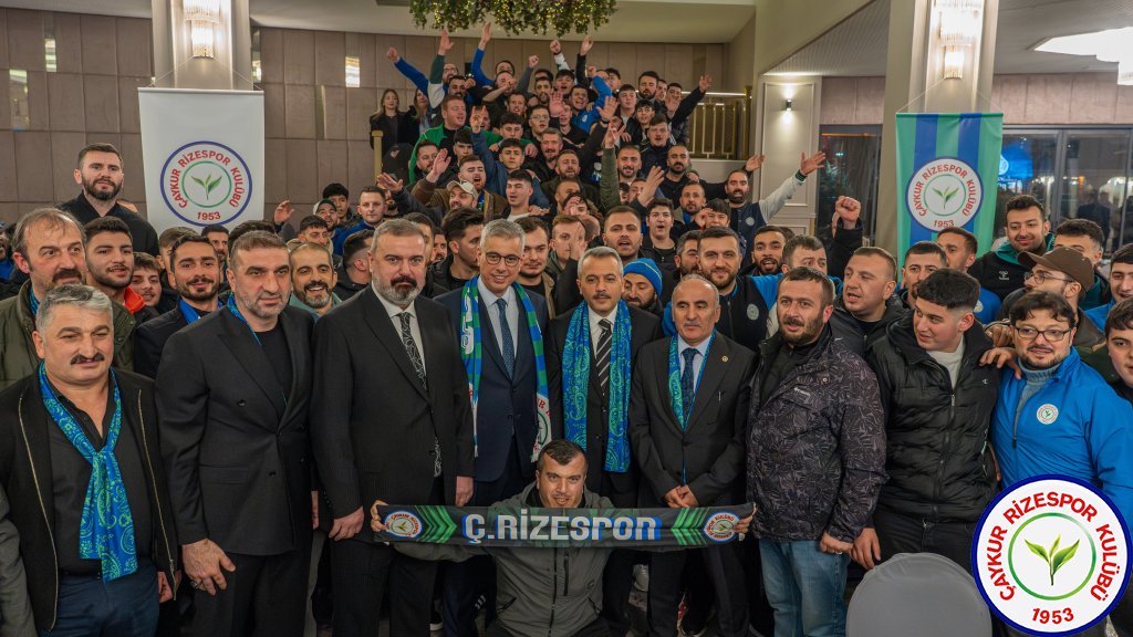 ÇAYKUR RİZESPOR RİZE’DE TEK YÜREK OLDU